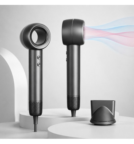 Високошвидкісний фен Blousson AirDock Graphite 1400 Вт