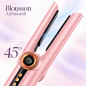 Фен-випрямляч для волосся Blousson AirSmooth 2-в-1, 1200 Вт, Pink