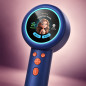 Фен для волосся Blousson AirSense Blue-orange 2000 Вт, з дисплеєм і 3 насадками Фен для волосся Blousson AirSense Blue-orange 2000 Вт, з дисплеєм і 3 насадками
