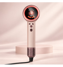 Фен для волосся Blousson AirSense Nude 2000 Вт, з дисплеєм і 3 насадками