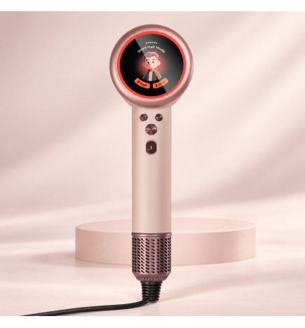 Фен для волосся Blousson AirSense Nude 2000 Вт, з дисплеєм і 3 насадками